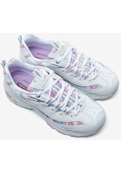 Skechers D'Lites - Whimsical Dream Kadın Beyaz Sneakers 149789 Wmlt Beyaz