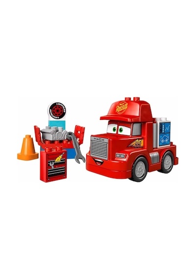 LEGO® DUPLO® Disney ve Pixar Arabalar Mack Yarışta 10417 2+ Eğitici Oyuncak Yapım Seti - 14 Parça