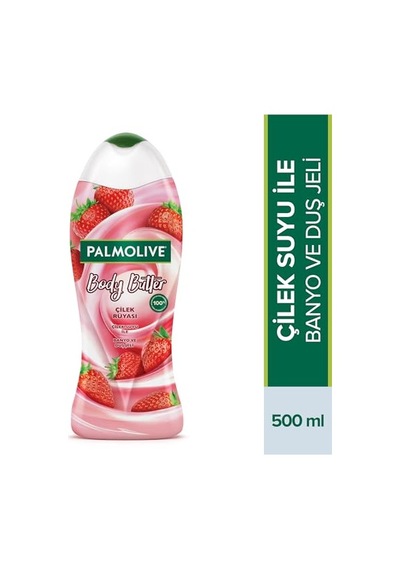 Palmolive Body Butter Çilek Rüyası Çilek Suyu İle Banyo Ve Duş Jeli 500 Ml Acai Üzümü