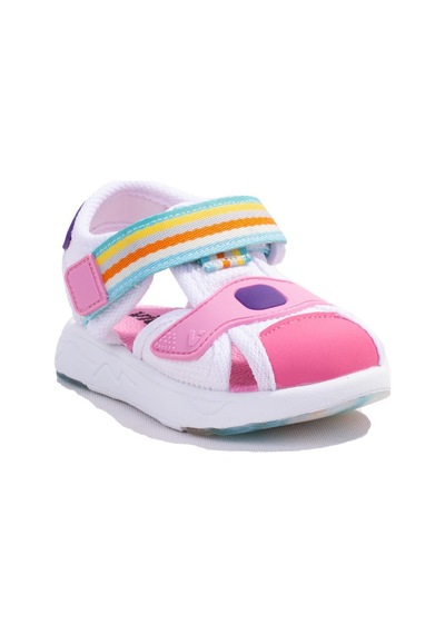 Vicco Flow Iı 332p24y202 Beyaz Pembe Ortopedik Günlük Kız Çocuk Spor Sandalet 001