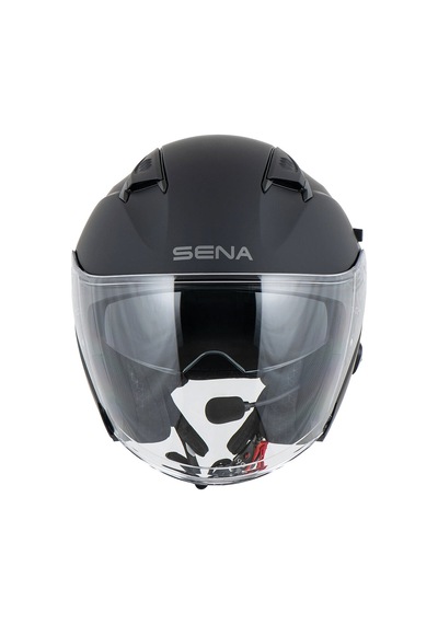 Sena Outstar 2 Mesh Interkomlu Açık Kask Mat Siyah