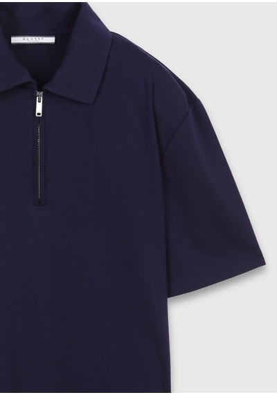 Ramsey Lacivert Düz T-shirt lacivert navy Blue