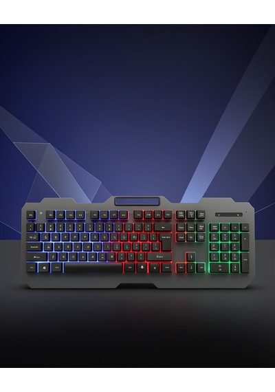Kablolu Rgb Işıklı Klavye Ve Mouse Seti Q Klavye Dizilimi