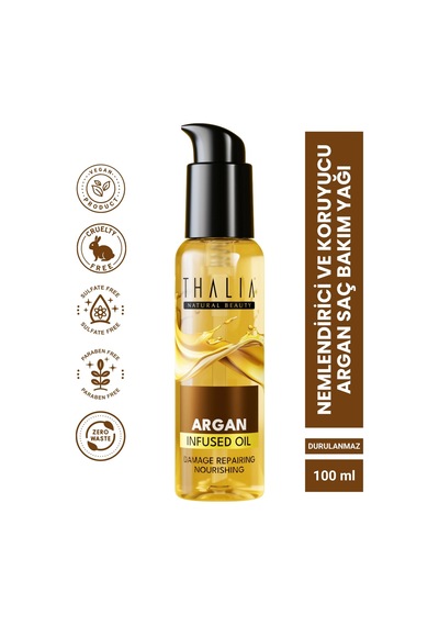 Thalıa Saç Bakım Yağı Argan 100 Ml