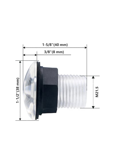 Labarka Led Merdiven Lambası 12v Mavi - Gömme Montaj