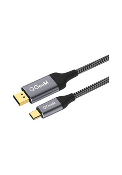 Lexroo Qg-ua13 Type-c To Display Port Kablo - Siyah