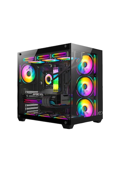 Gametech Prime V2 Tuş Kontrollü Rgb Fan Gaming Bilgisayar Kasası (7 x 120 Mm)