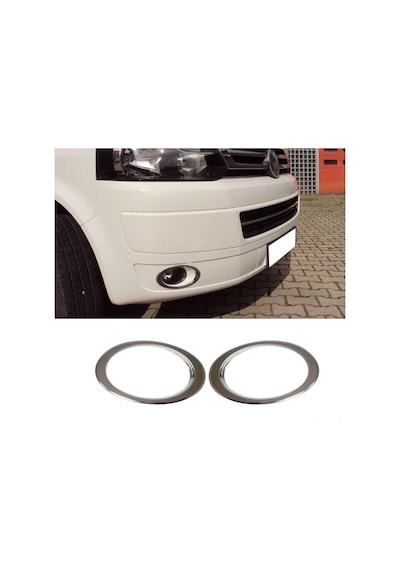 Vw T5 Caravelle Krom Sis Farı Çerçevesi 2010-2015 Arası P.Çelik N11.5474