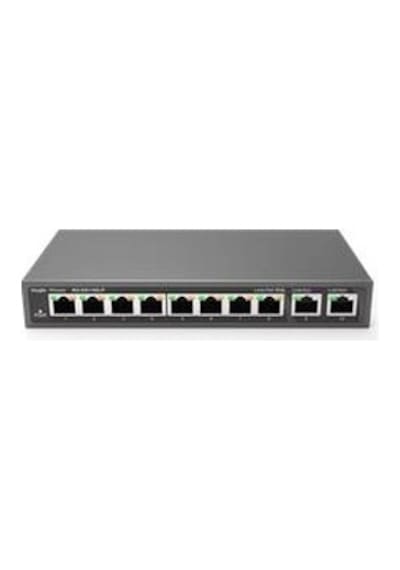 Ruijie-reyee Rg-es110d-p 8 Port Poe+ 10-100 Mbps 2 Port 10-100-1000 Mbps Uplink Switch Çelik Kasa K