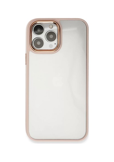 Newface Apple İphone 14 Pro Max Kılıf Dora Kapak - Pudra