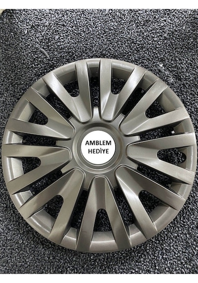 Renault Megane 15" Inç Kırılmaz Jant Kapağı Füme 4 Adet 5911fümerenault