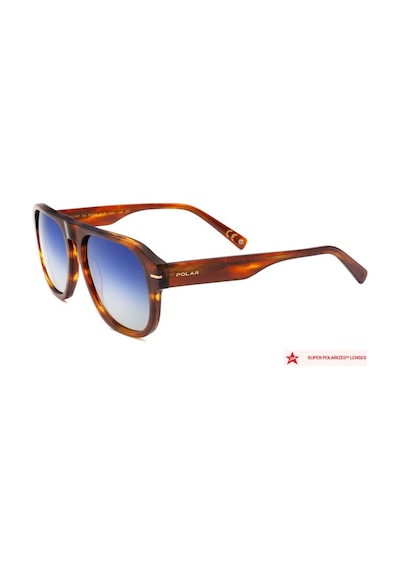 Polar Gold 197 Erkek Güneş Gözlüğü Gümüş - Leopar