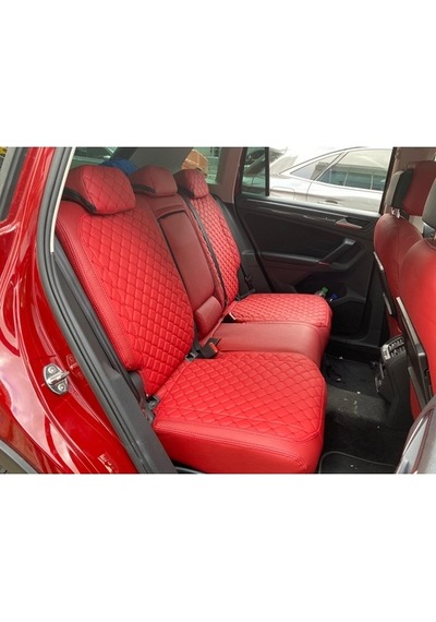 Volkswagen Tiguan Araca Özel Deri Oto Koltuk Kılıfı (440484207)