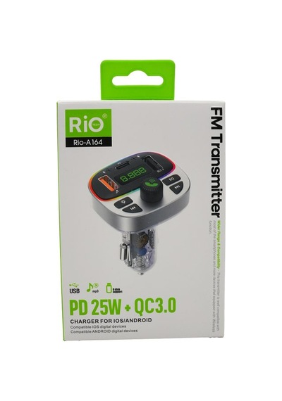 Pd 25w Qc3.0 Fm Transmitter Çok Fonksiyonlu Araç Şarj Cihazı