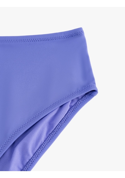 Koton Yüksek Bel Dar Kalıp Bikini Altı Mor 5sak00076mm Mor