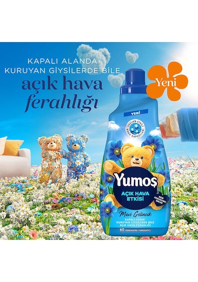 Yumoş Yumuşatıcısı Mavi Gelincik 1440 Ml X1 Omo Kötü Koku Karşıtı Beyaz Ve Renkliler 1480 Ml X2 Diğer