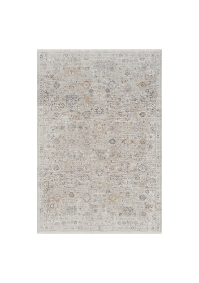 Mariesse Home Vintage Eskitme Desenli Makine Dokuma Salon Oturma Odası Halısı 10203 Bej
