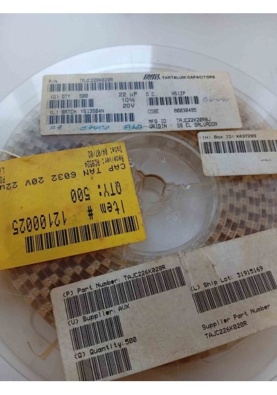 Tajc226k020r 22mf 20v C Kasa Avx Tantal Kondansatör 30 Adet
