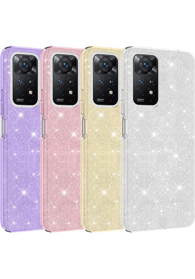 Xiaomi Redmi Note 11 Pro 5g Kılıf Zore Shining Silikon Pembe