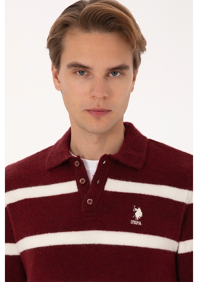 U.s. Polo Assn. Erkek Bordo Kazak /triko 50315036-vr014 Bordo