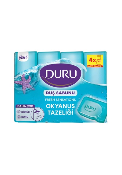 Duru Fresh Duş Sabunu Okyanus Esintisi 4x150 G - 5 Adet Tarı Diğer