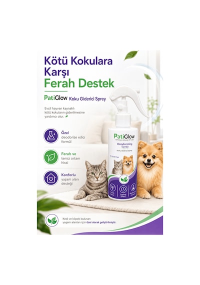 Patiglow Kedi Ve Köpek Koku Giderici Sprey