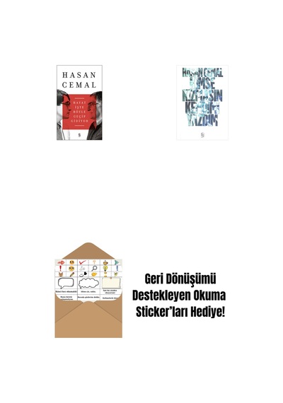 Hayat İşte Böyle Geçip Gidiyor + Kimse Kızmasın Kendimi Yazdım + Okuma Sticker'ları
