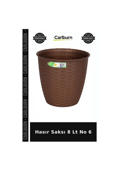 Özel Seri Hasır Saksı 8 Lt No 6 Masa Pencere Bahçe