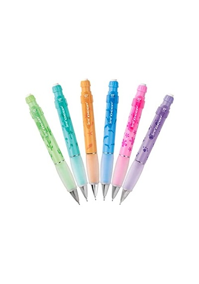 Deep Mekanik Kurşun Kalem 0.7 Mm Hardal Sarısı Denızyıldız Deseni Genel