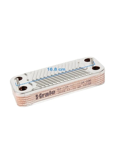 Plaka Eşanjör Hrale 12 Plaka Aırfel Eco5 Luna5 Yeni Baymak 160 Mm