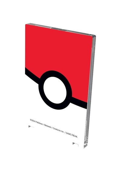 Ultra Pro - Tekli 35 Pt Tek Dokunmatik Kenar - Pokémon İçin Poké Ball Baskılı Manyetik Kart Tut