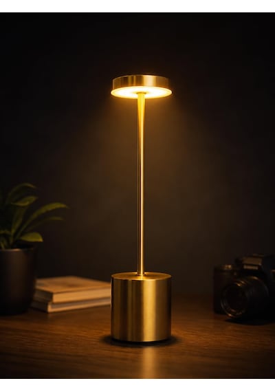 Şarjlı Led Masa Lambası 3 Işık Sıcaklığı Ve Parlaklık Ayarı, Dokunmatik Kontrol, Yüksekliği 34.5 Cm, Alt Tabanı 8 Cm Şık Ve Modern Tasarım, Kullanım Kolaylığı Ymn-8 Diğer 49068705