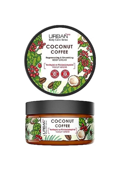 Urban Care Coconut Coffee Yenileyici Ve Pürüzsüzleştirici Vücut Kremi 200 Ml- Vegan