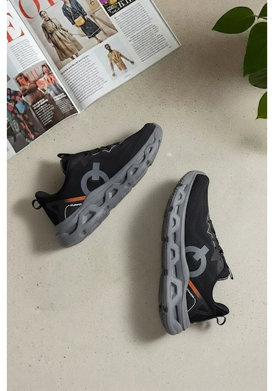 Elit Asens4342 Erkek Klasik Sneaker Siyah - Füme Siyah - Füme