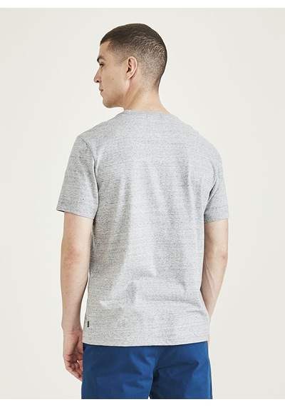 Dockers Minimalist Regular Fit Kısa Kol Erkek T-shirt - Günlük Şıklık Gri