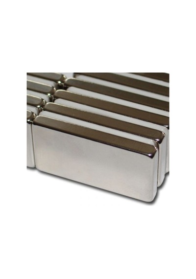 2 Adet Plaka Mıknatısı 40 X 20 X 5 Güçlü Neodyum Mıknatıs Magnet