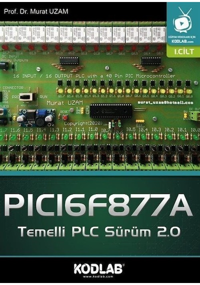 PICI67F877A - Temelli PLC Sürüm 2.0 1.Cilt - Murat Uzam - Kodlab