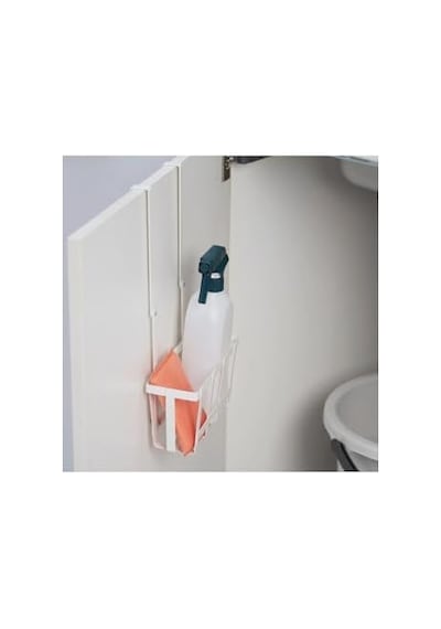 Palycke Asılabilir Dolap Düzenleyici, Beyaz, 20x7,5x36 Cm Açık Gri