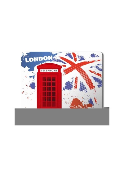 London Street Telephone Booths Mouse Pad Mousepad