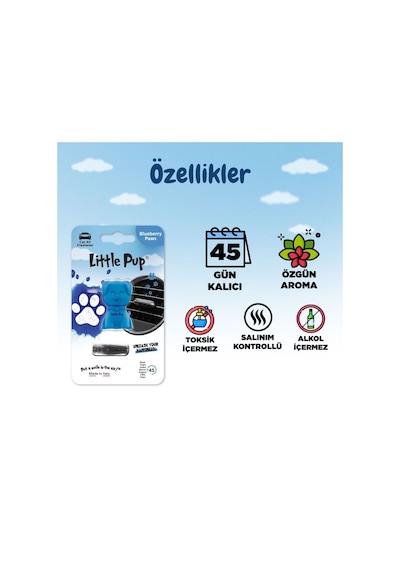 Little Joe Little Pup Yaban Mersini Araç Kokusu Blueberry -45 G