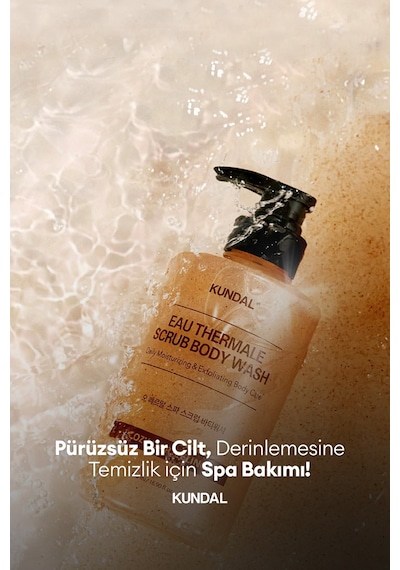 Kundal Eau Thermale Scrub Body Wash Leather Iris Menekşe 500 ML