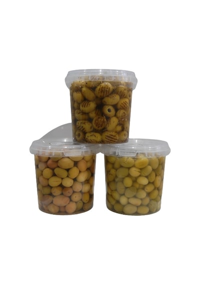 Sadıcım Çizik 650 Gr + Kırma 650 Gr + Izgara 600 Gr Yeşil Zeytin