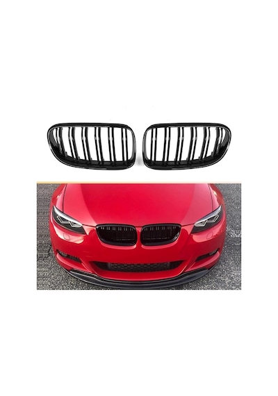 Bmw 3 Serisi E92 M3 Böbrek 2006 2010 Parlak Siyah