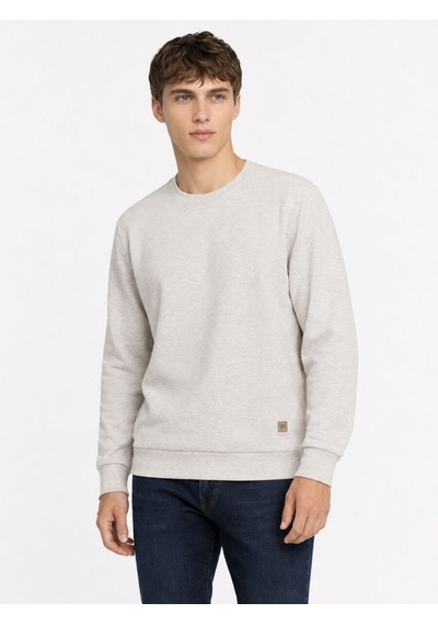 Loft Erkek Bej Uzun Kol Bisiklet Yaka Regular Fit Tshirt U.kol Lf2043943 Q1.v1 Açık Bej