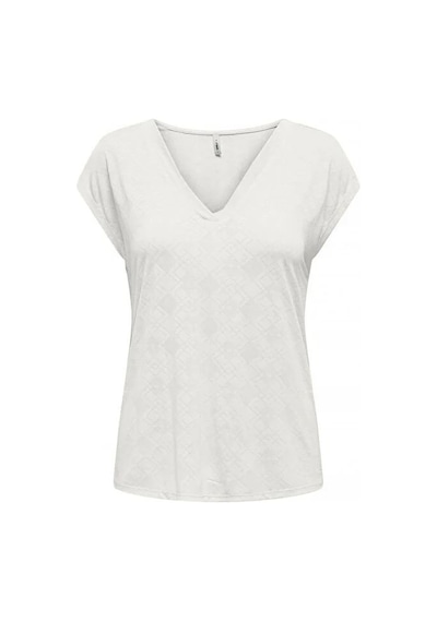 Only Onlfree Lıfe Struc. S/s Modaltop Jrs Kadın T-shirt 15319446 Beyaz