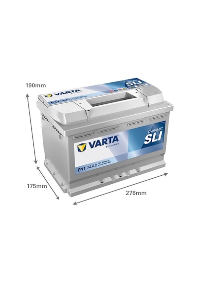 Varta E11 12v 74 Ah 680a Dynamıc Slı Akü Üretim Tarihi:2026