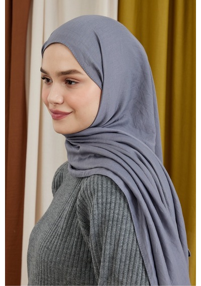 Moda Kaşmir Modal Şal Serisi Koyu Gri