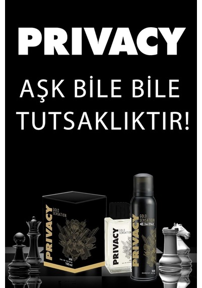 Prıvacy Gold Men Edt, 100 Mililitre Amber