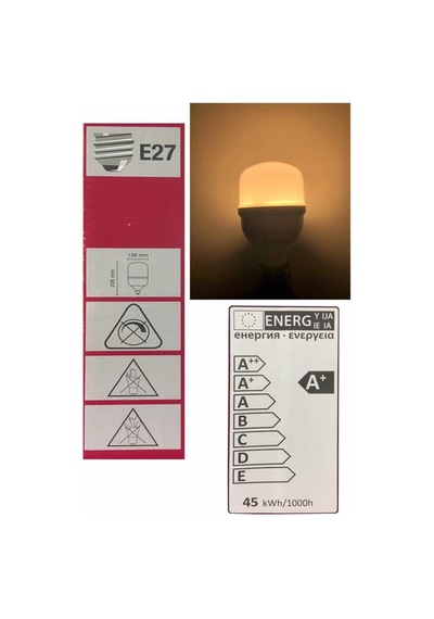 Osram Ledvalue 45W 225W Jumbo Led Ampul Sarı 3000K