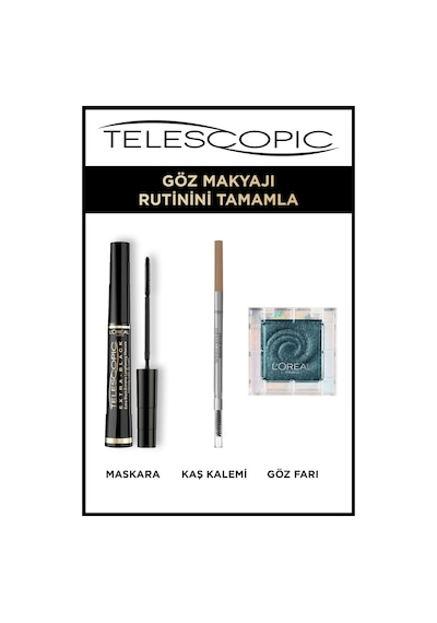 L'Oreal Paris Telescopic Carbon Black Maskara Siyah